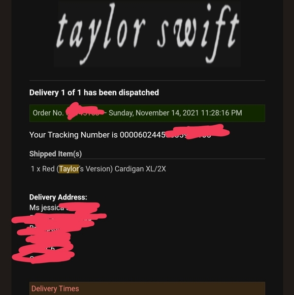 Taylor Swift Cardigan - Picture 6 of 6